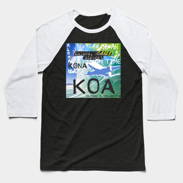 Kona Hawaii Baseball T-Shirt by Woohoo